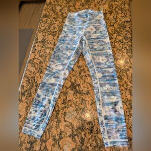 Lululemon High Times Leggings in the "Blurry Belle Multi" pattern